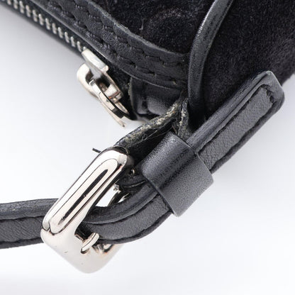 Celine Handbag C Macadam Black Suede Leather — view 7