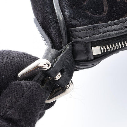 Celine Handbag C Macadam Black Suede Leather — view 8