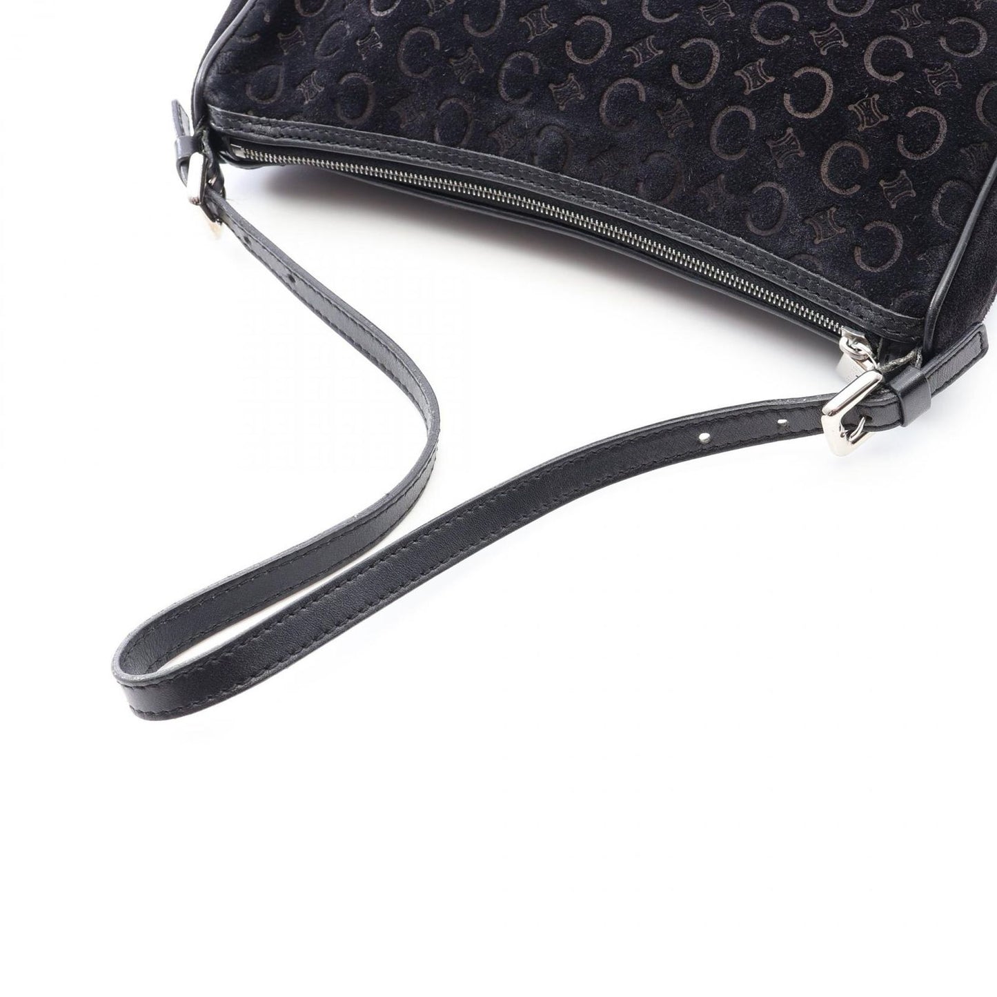 Celine Handbag C Macadam Black Suede Leather — view 5