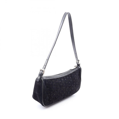 Celine Handbag C Macadam Black Suede Leather — view 2
