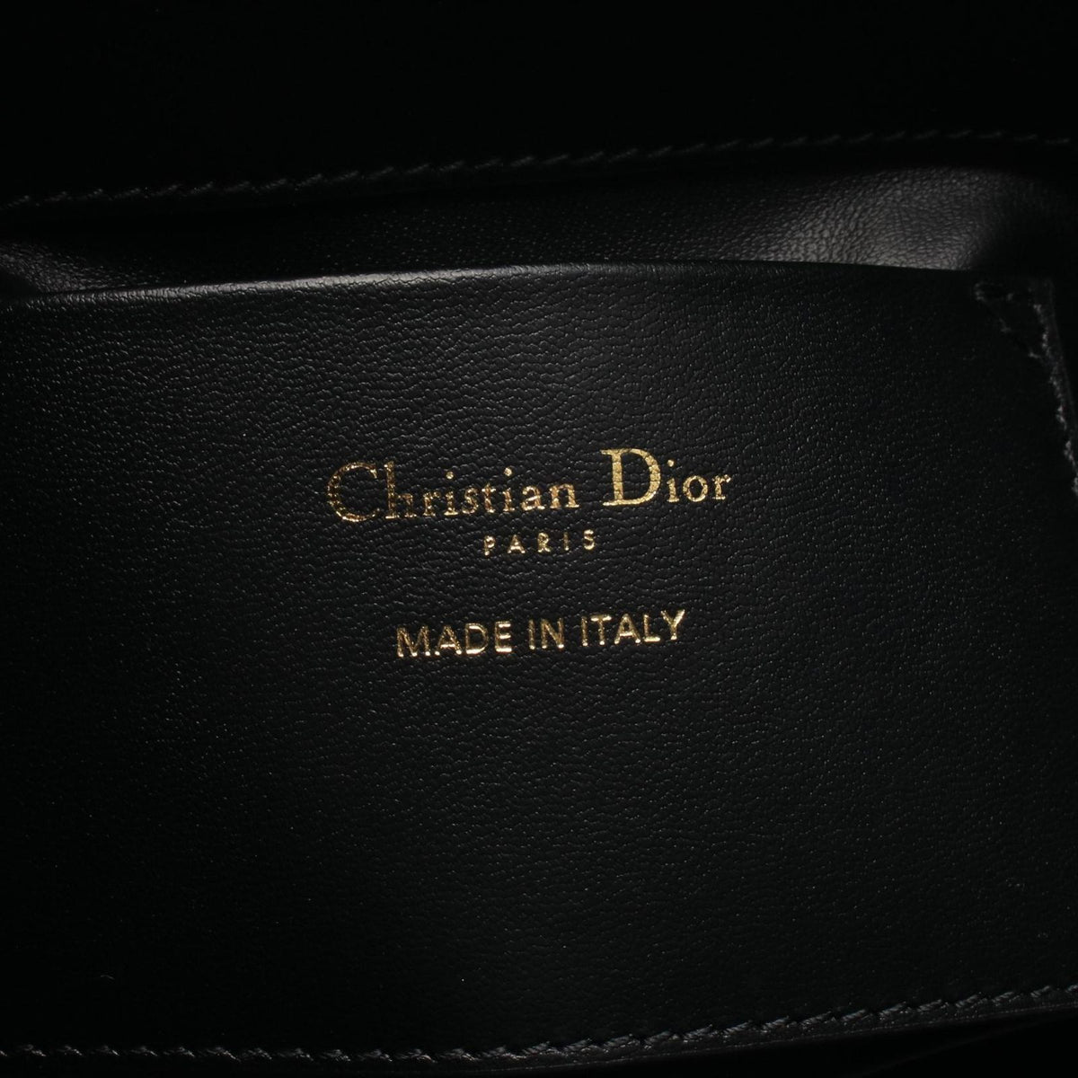 Dior Handbag Toujours Vertical Tote Small Macro Cannage 2-Way Black Leather — view 4