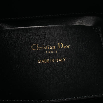 Dior Handbag Toujours Vertical Tote Small Macro Cannage 2-Way Black Leather — view 4