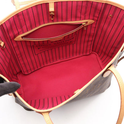 Louis Vuitton Tote Bag Neverfull MM Pivoine Canvas Leather — view 3