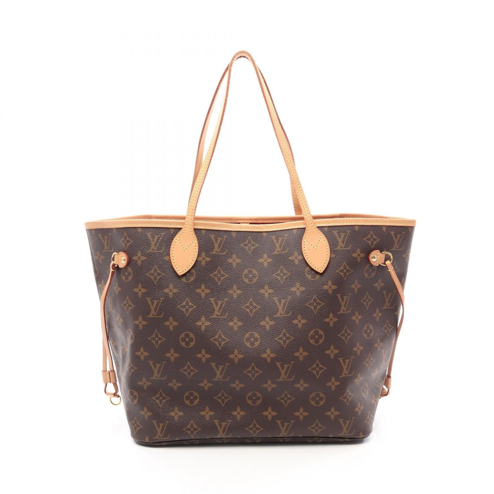 Louis Vuitton Tote Bag Neverfull MM Pivoine Canvas Leather