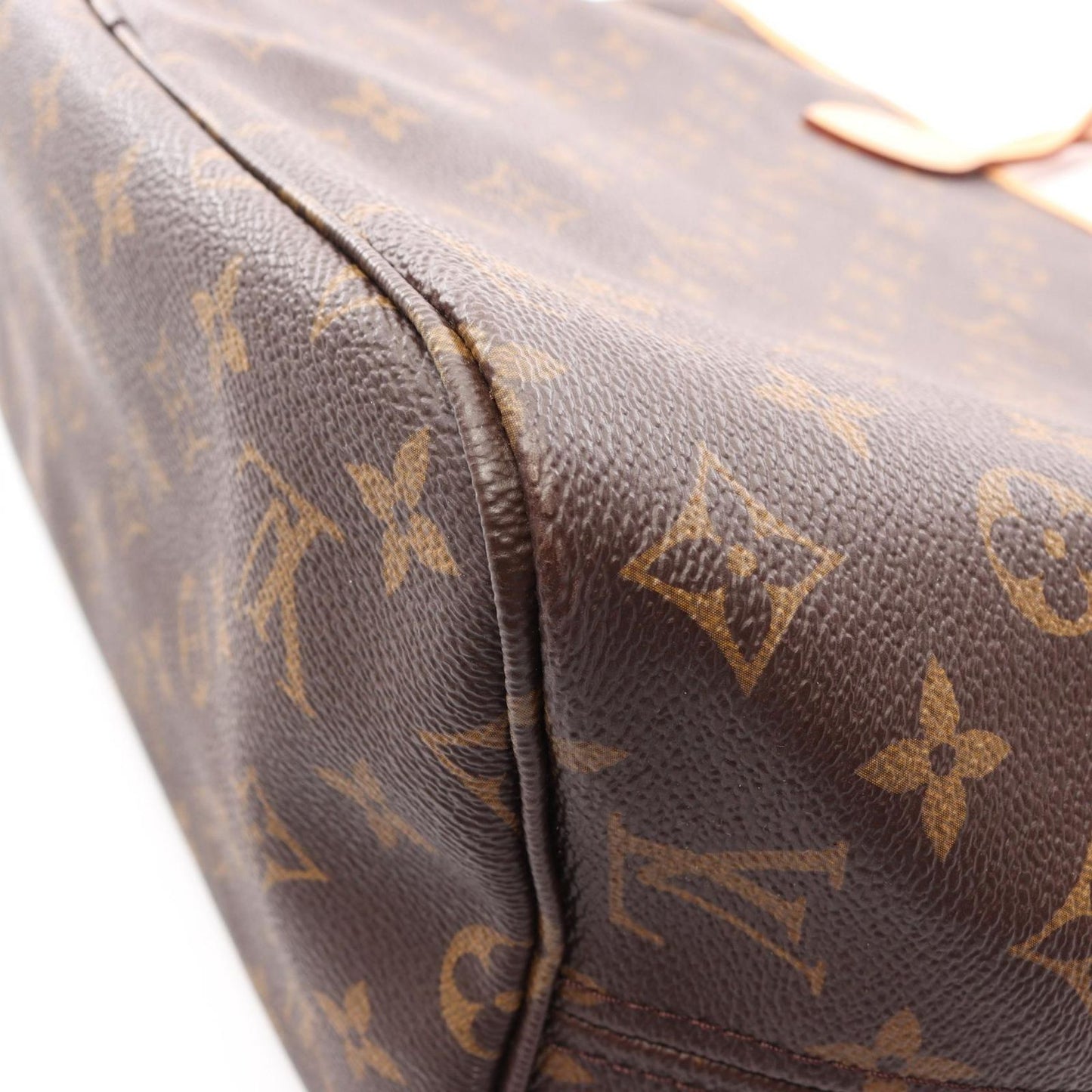 Louis Vuitton Tote Bag Neverfull MM Pivoine Canvas Leather — view 6