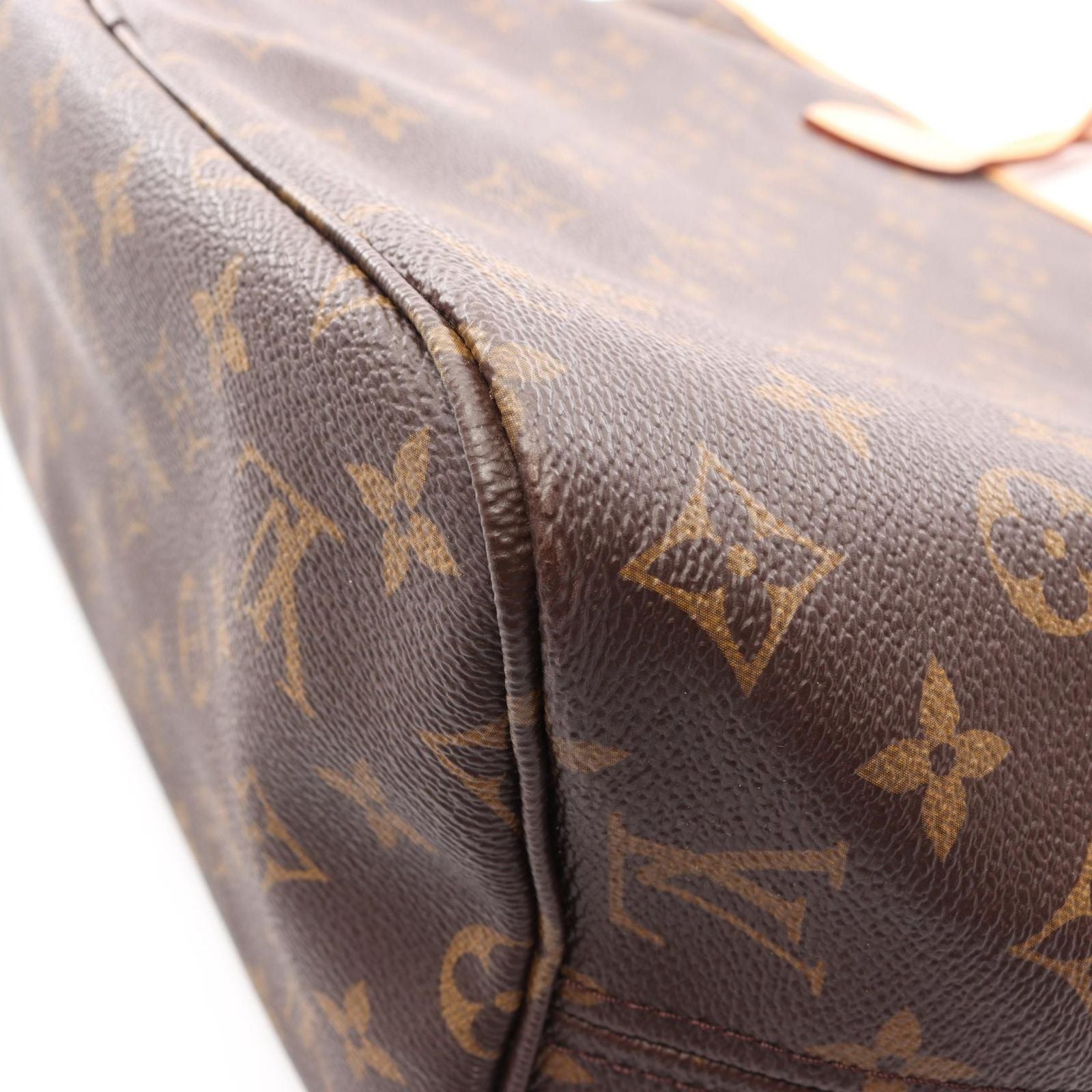 Louis Vuitton Tote Bag Neverfull MM Pivoine Canvas Leather — view 6
