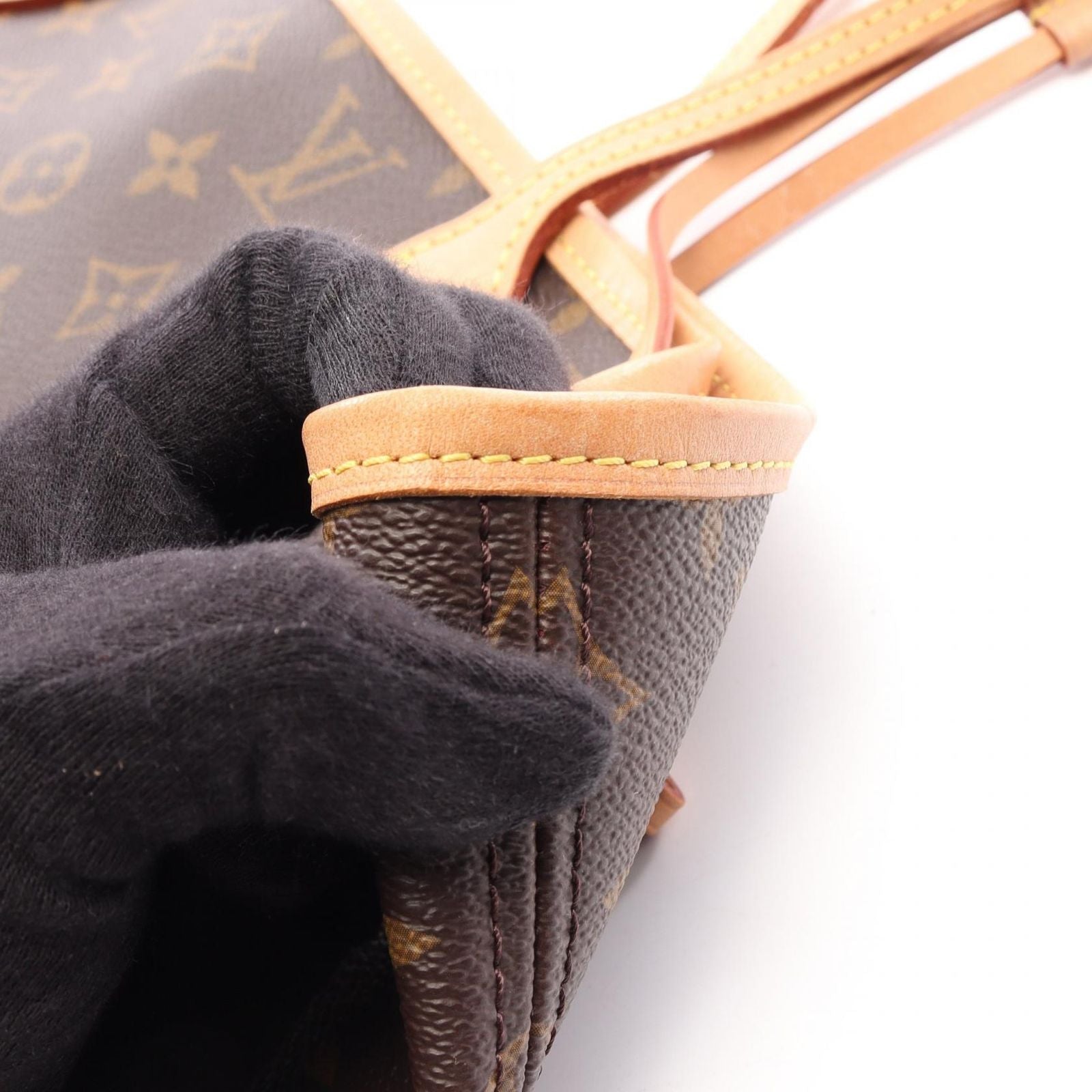 Louis Vuitton Tote Bag Neverfull MM Pivoine Canvas Leather — view 7