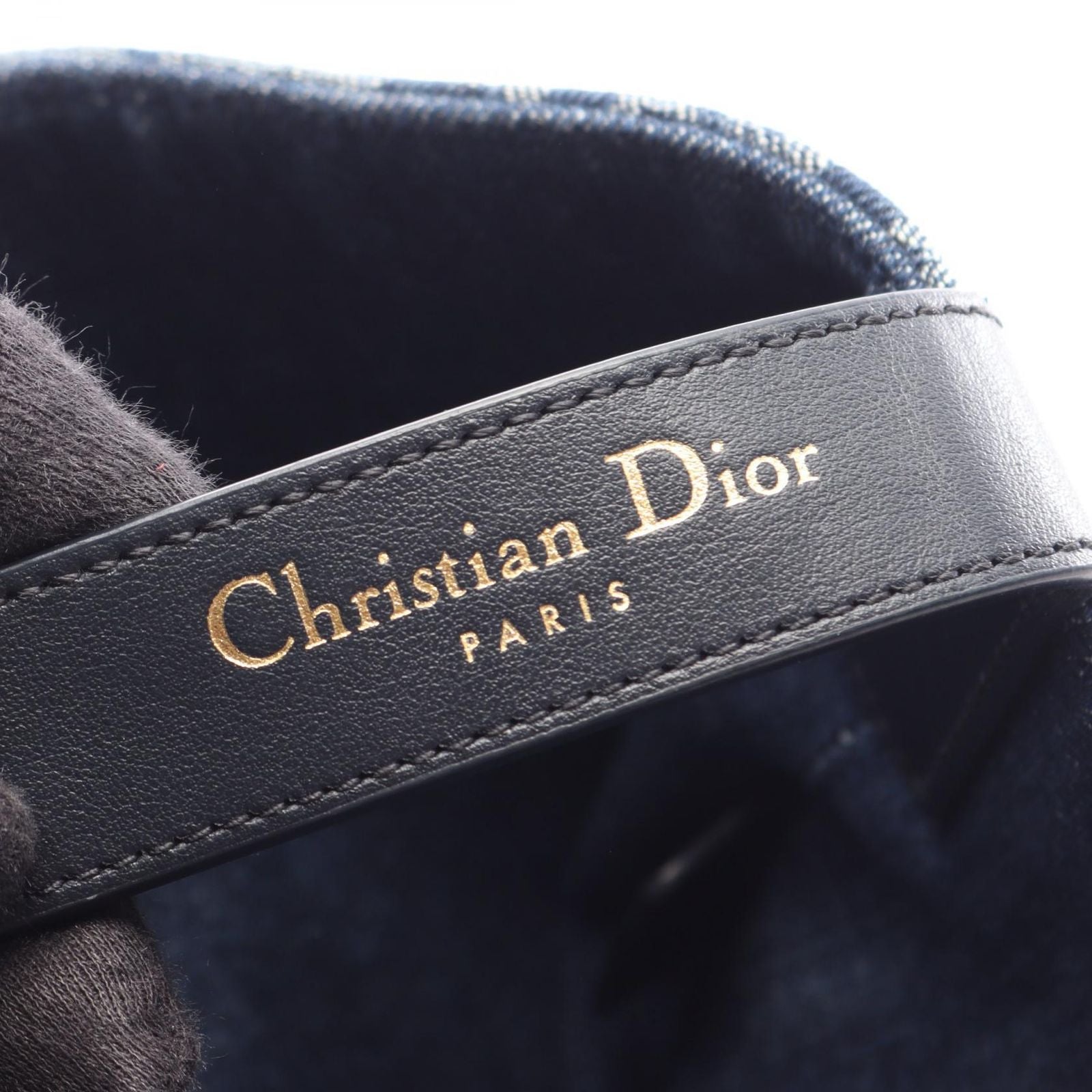 Dior Tote Bag Toujour Oblique Large Denim Blue Navy — view 4
