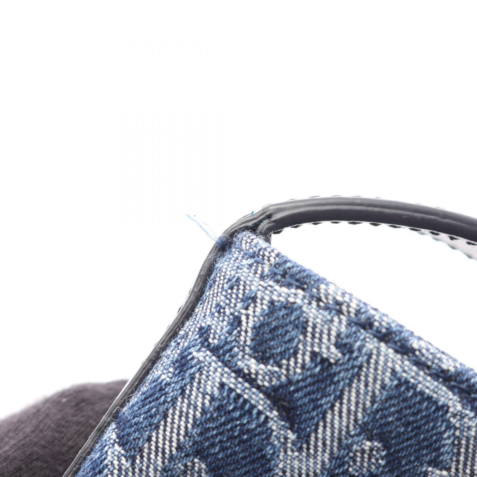 Dior Tote Bag Toujour Oblique Large Denim Blue Navy — view 7