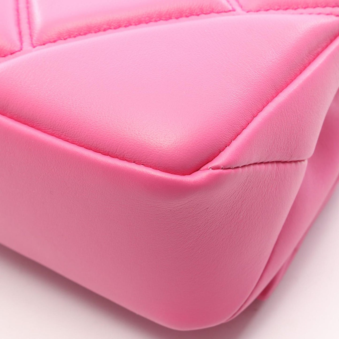 Bvlgari Serpenti Cabochon Mini 2-Way Pink Leather Shoulder Bag — view 5