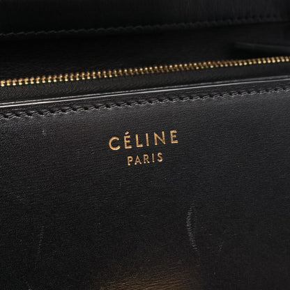 Celine Shoulder Bag Classic Box Black Leather — view 4