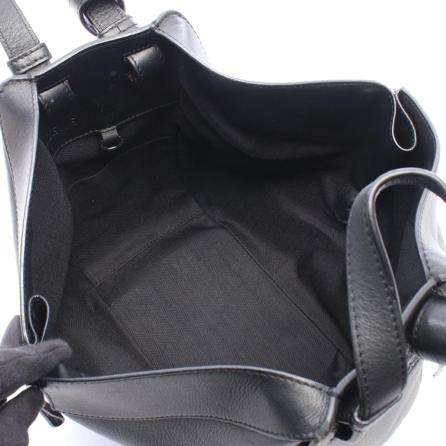 Loewe Handbag Hammock Bag Small Black Leather — view 3