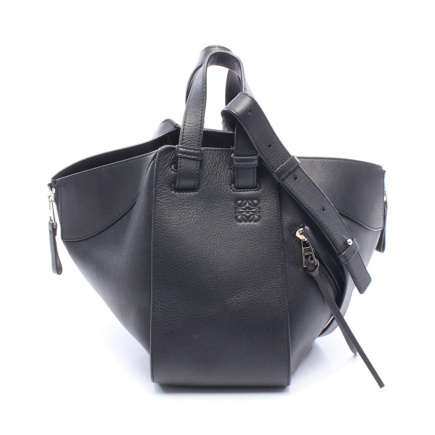 Loewe Handbag Hammock Bag Small Black Leather