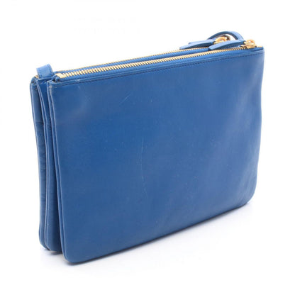 Celine Shoulder Bag Trio Small Blue Leather — view 2