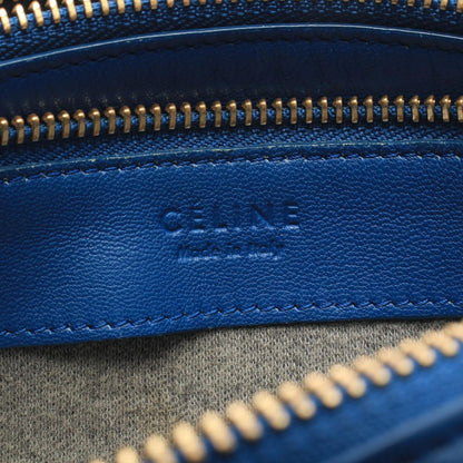 Celine Shoulder Bag Trio Small Blue Leather — view 4
