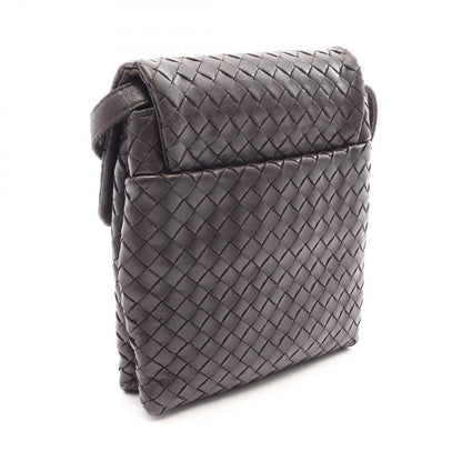 Bottega Veneta Shoulder Bag Intrecciato Mini Dark Brown Leather Mini — view 2