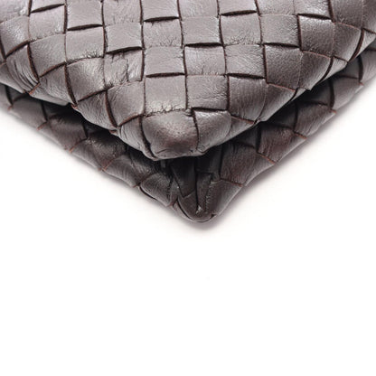 Bottega Veneta Shoulder Bag Intrecciato Mini Dark Brown Leather Mini — view 8