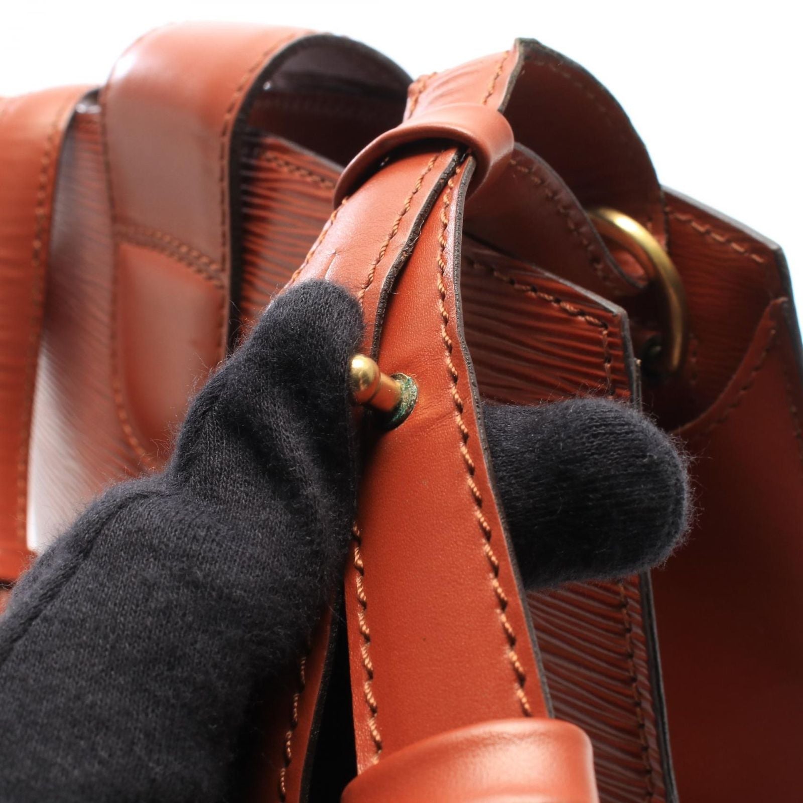 Louis Vuitton Shoulder Bag Cluny Kenya Brown Leather — view 6