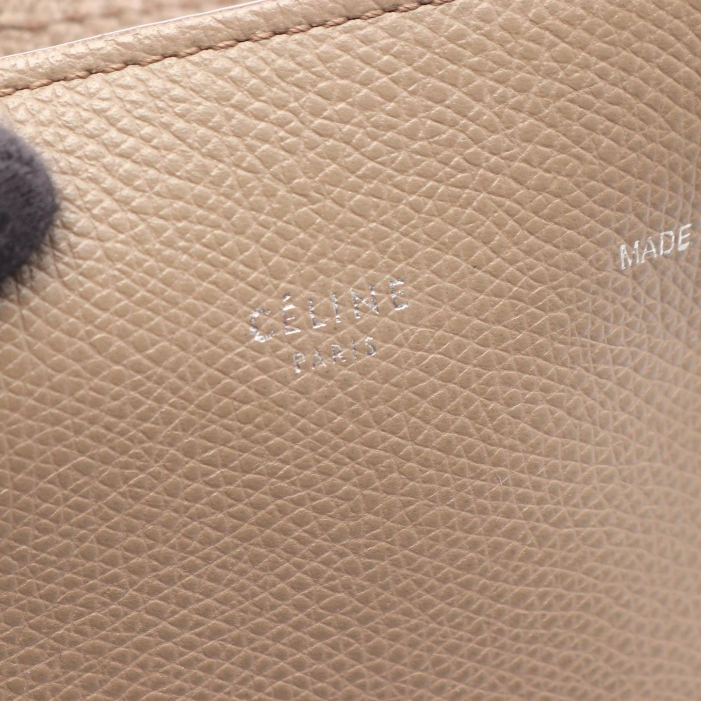 Celine Tote Bag Cabas Phantom Small Gray Leather — view 4