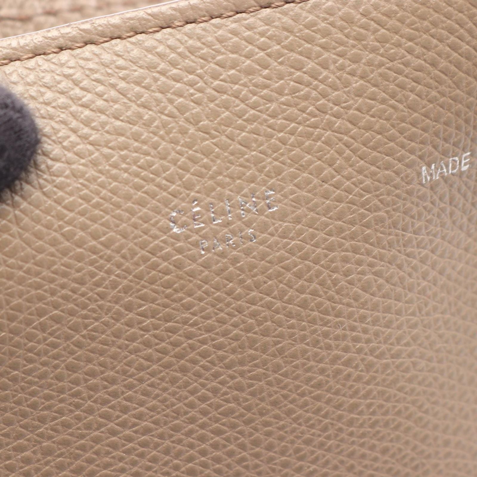 Celine Tote Bag Cabas Phantom Small Gray Leather — view 4