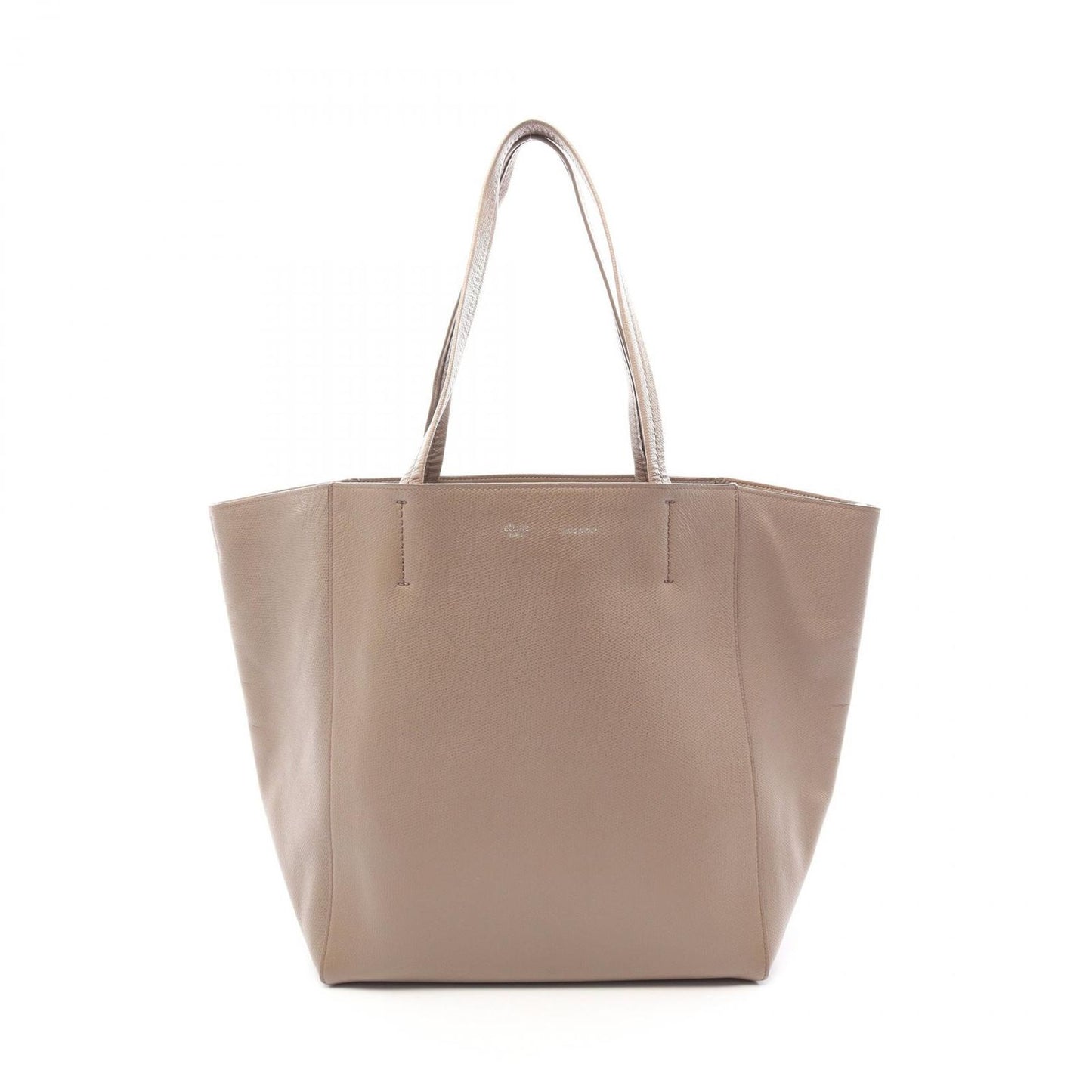 Celine Tote Bag Cabas Phantom Small Gray Leather