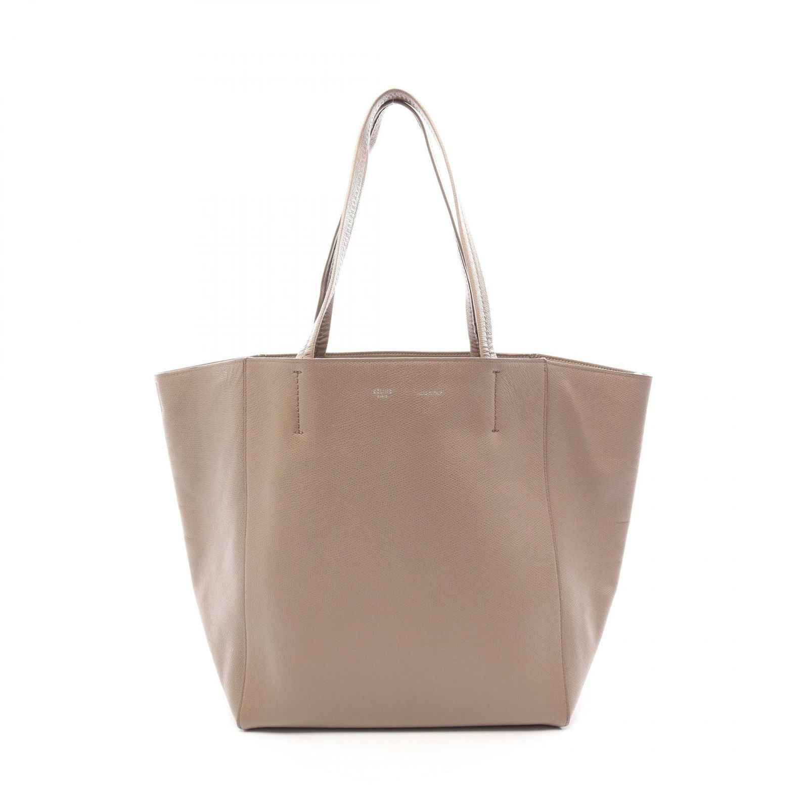 Celine Tote Bag Cabas Phantom Small Gray Leather