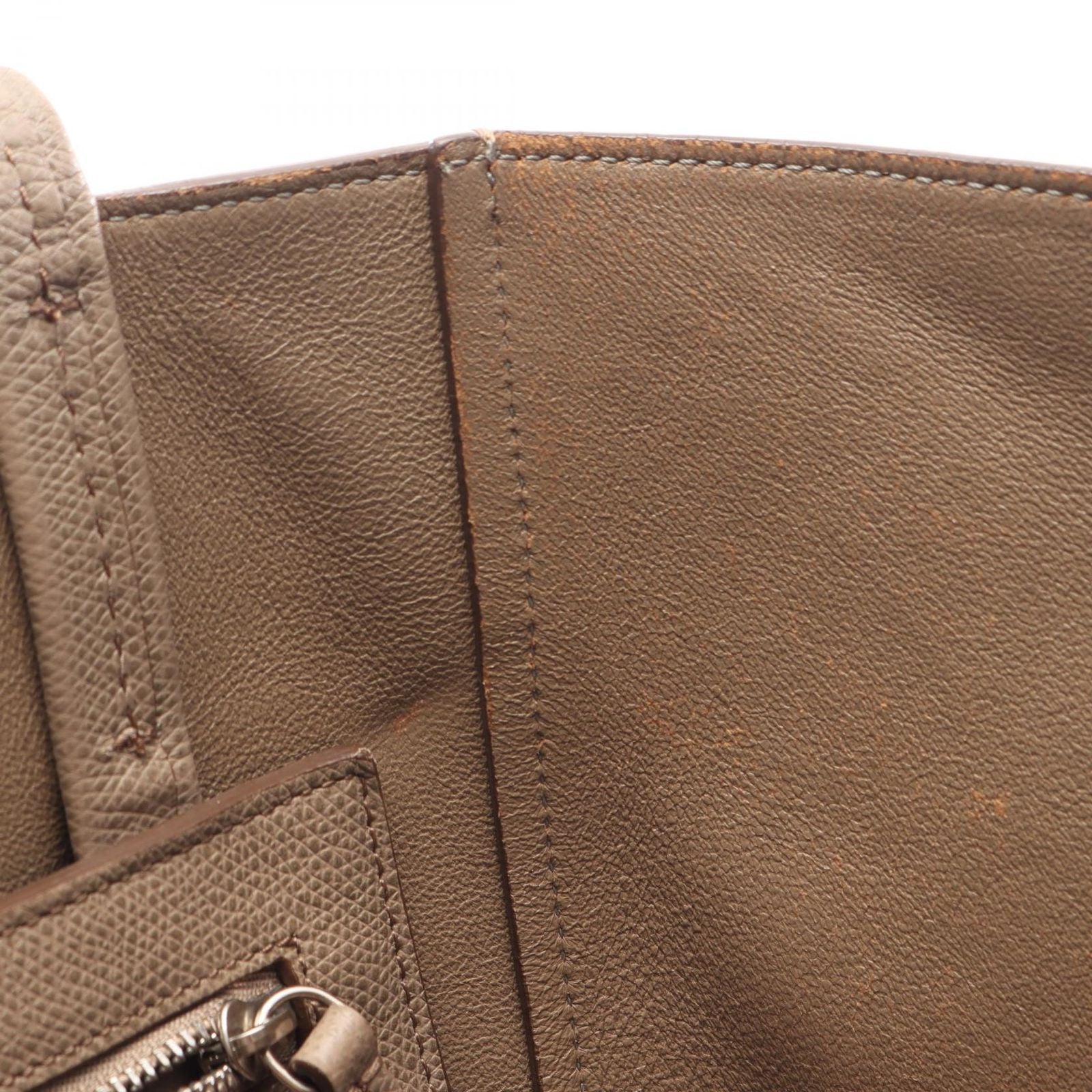 Celine Tote Bag Cabas Phantom Small Gray Leather — view 5