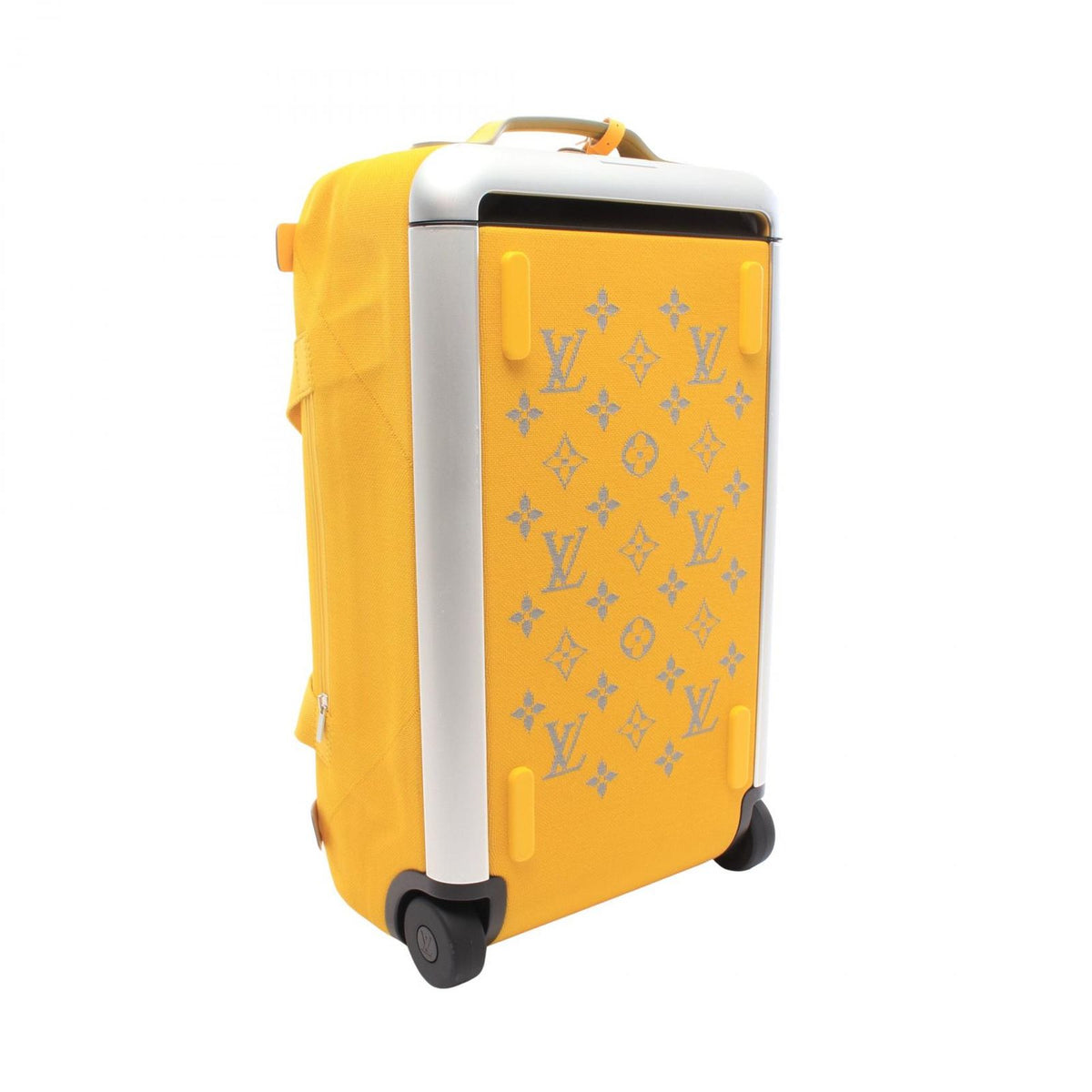 Louis Vuitton Travel Bag Horizon Soft Jaune Canvas Leather — view 2
