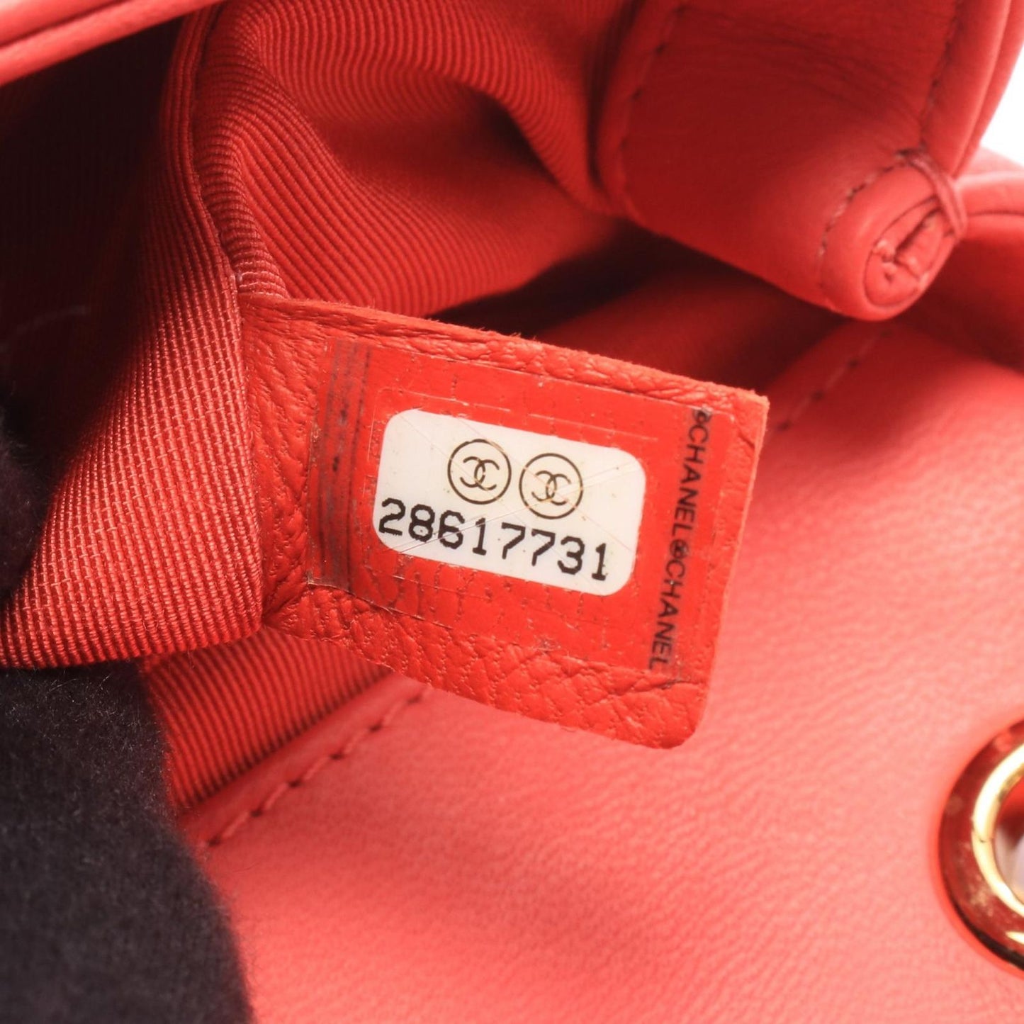 Chanel Shoulder Bag Quilted Small Red Pink Leather Chain — view 5