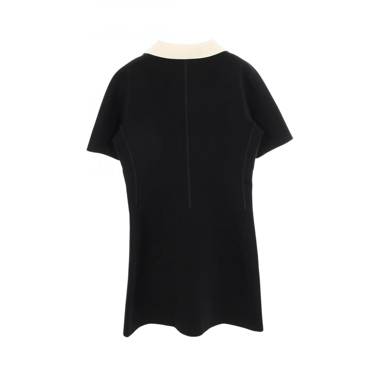 Louis Vuitton Dress Technical Jersey Peter Pan Color Black Nylon — view 2