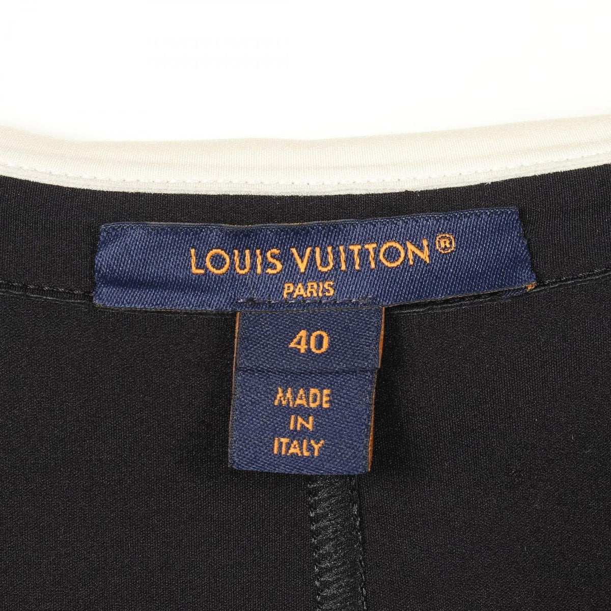 Louis Vuitton Dress Technical Jersey Peter Pan Color Black Nylon — view 3