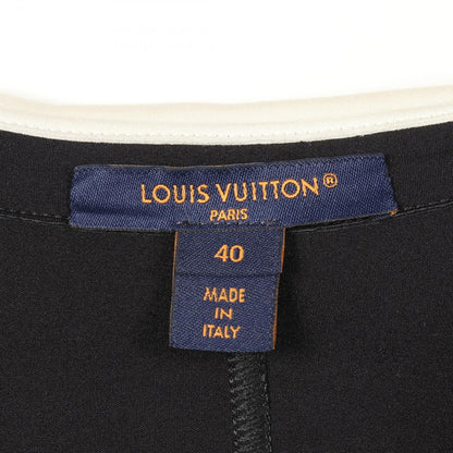 Louis Vuitton Dress Technical Jersey Peter Pan Color Black Nylon — view 3