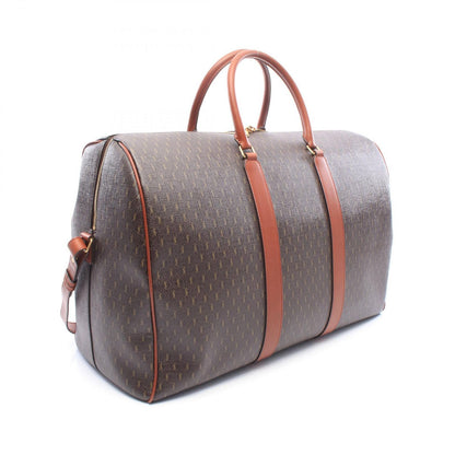 Saint Laurent Paris Boston Bag le Monogram Duffle 2-Way Dark Brown Canvas — view 2