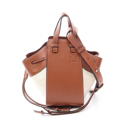 Loewe Handbag Hammock Drawstring Bag Mini 2-Way Natural Brown