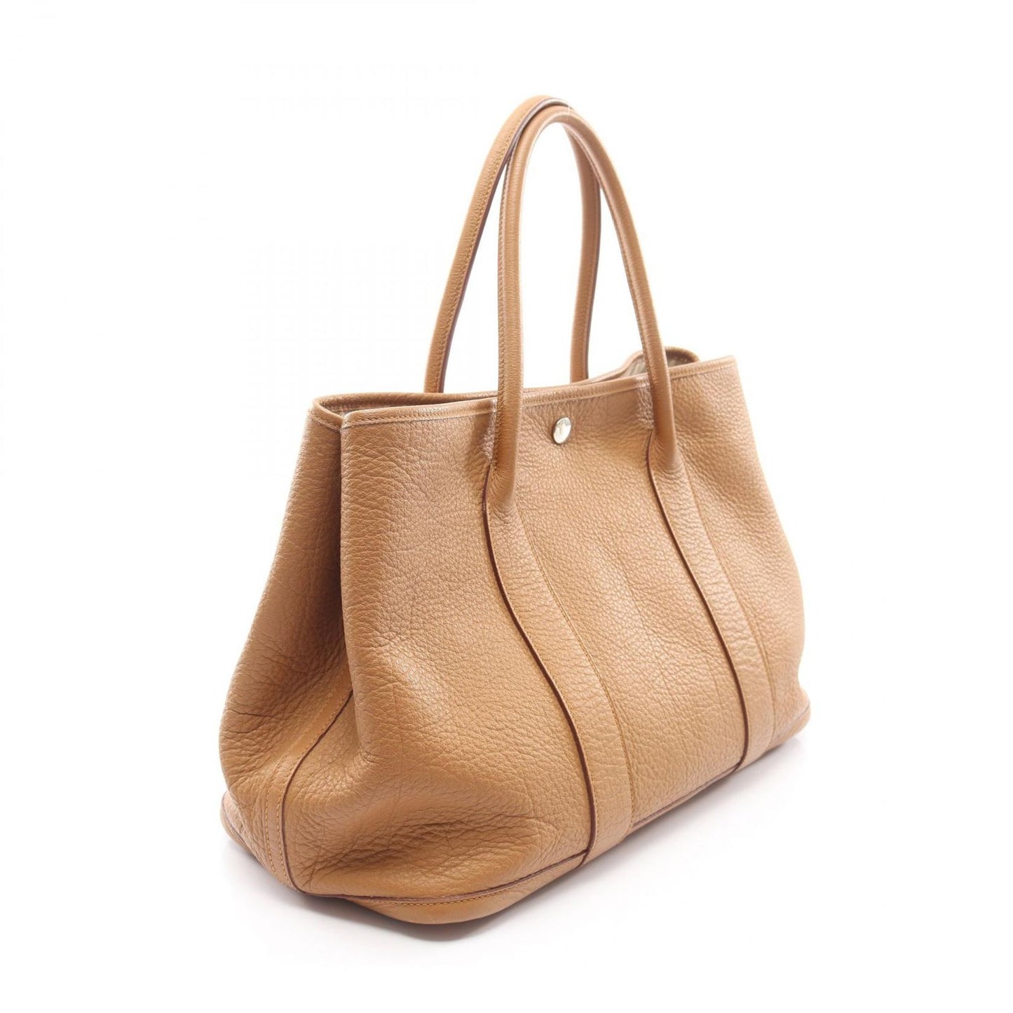 Hermes Tote Bag Garden Party PM Natural Sable Leather — view 2