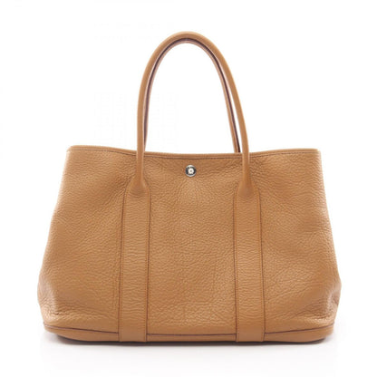 Hermes Tote Bag Garden Party PM Natural Sable Leather