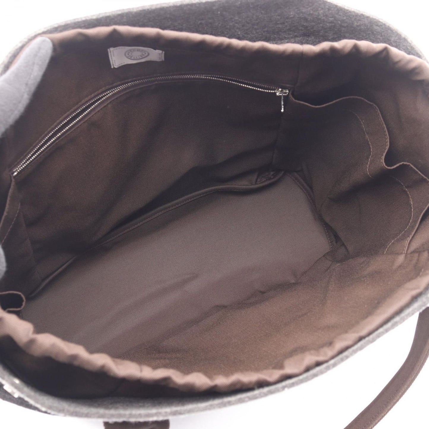 Hermes Tote Bag Sac de Panthere Jeu Groom 2-Way Grimoire Ebene Leather — view 3