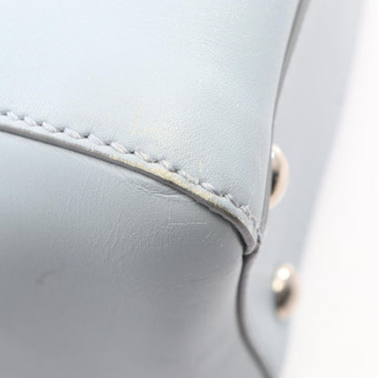 Fendi Handbag Peekaboo Regular 2-Way Light Blue Leather — view 6