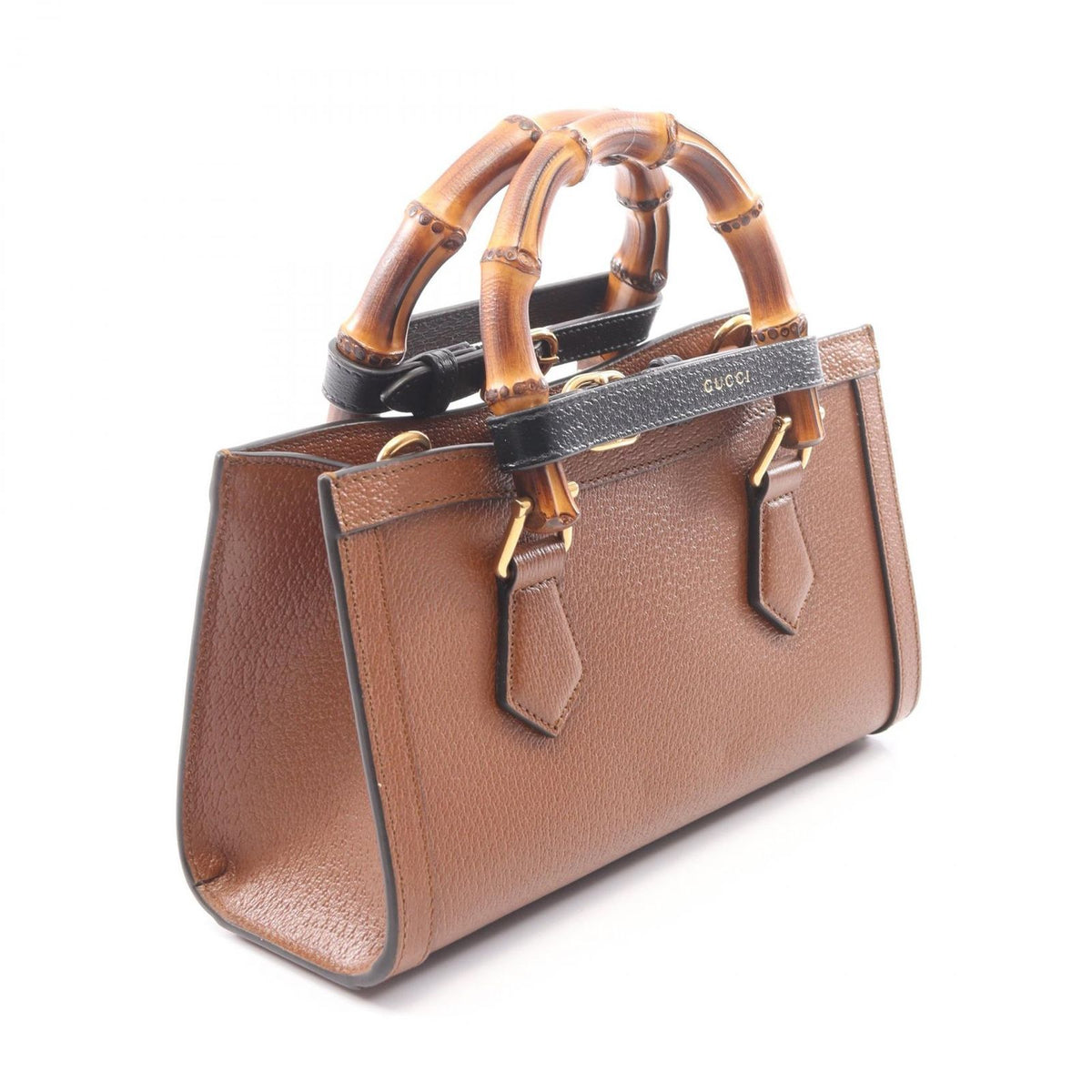 Gucci Handbag Diana Small 2-Way Brown Leather — view 2
