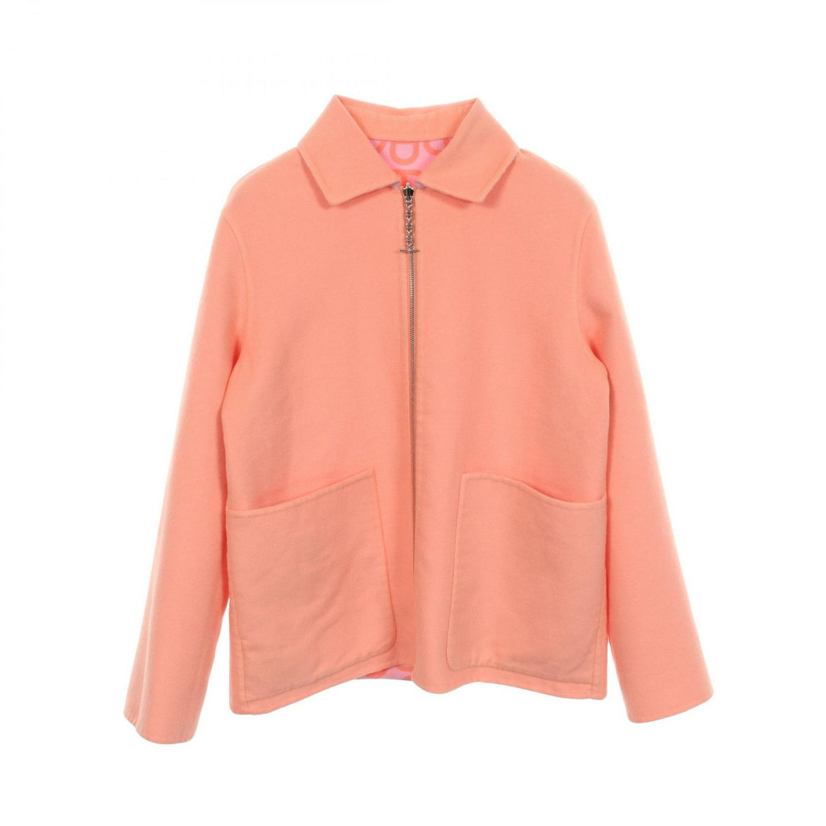Hermes Chaine D'Ancre Reversible Zip Up Cashmere Jacket — view 3