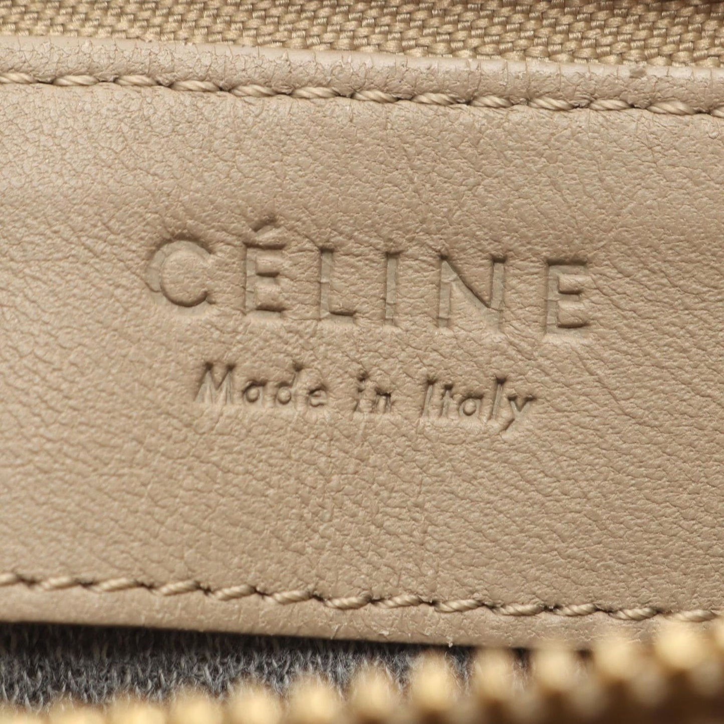 Celine Shoulder Bag Trio Large Gray Leather — view 4