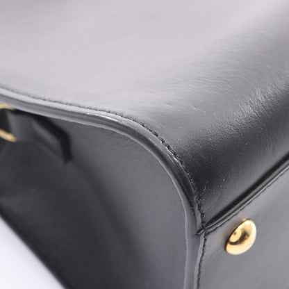 Saint Laurent Paris Handbag YSL Line Baby Monogram Cabas 2-Way Black Leather — view 6