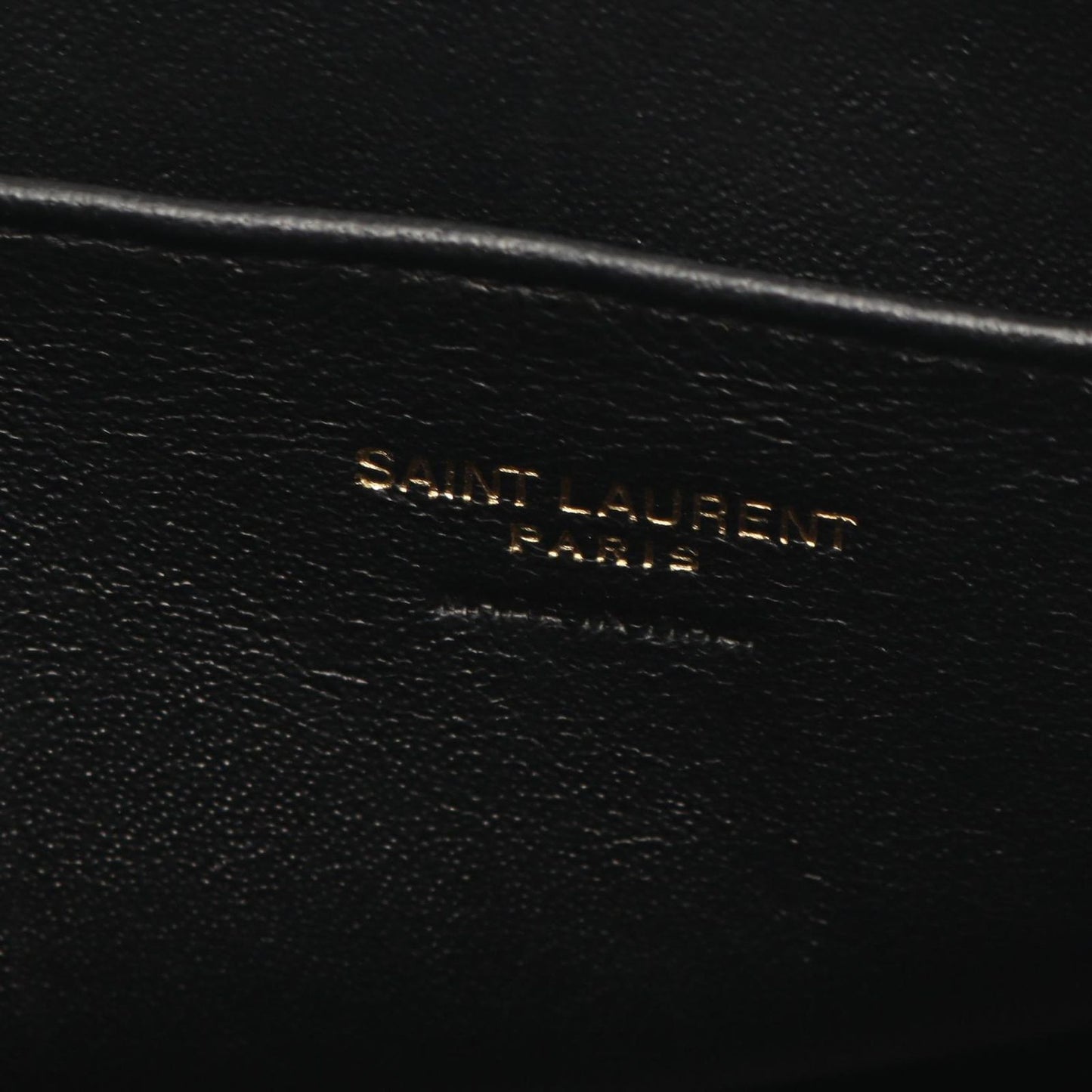 Saint Laurent Paris Handbag YSL Line Baby Monogram Cabas 2-Way Black Leather — view 4