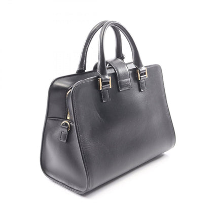 Saint Laurent Paris Handbag YSL Line Baby Monogram Cabas 2-Way Black Leather — view 2