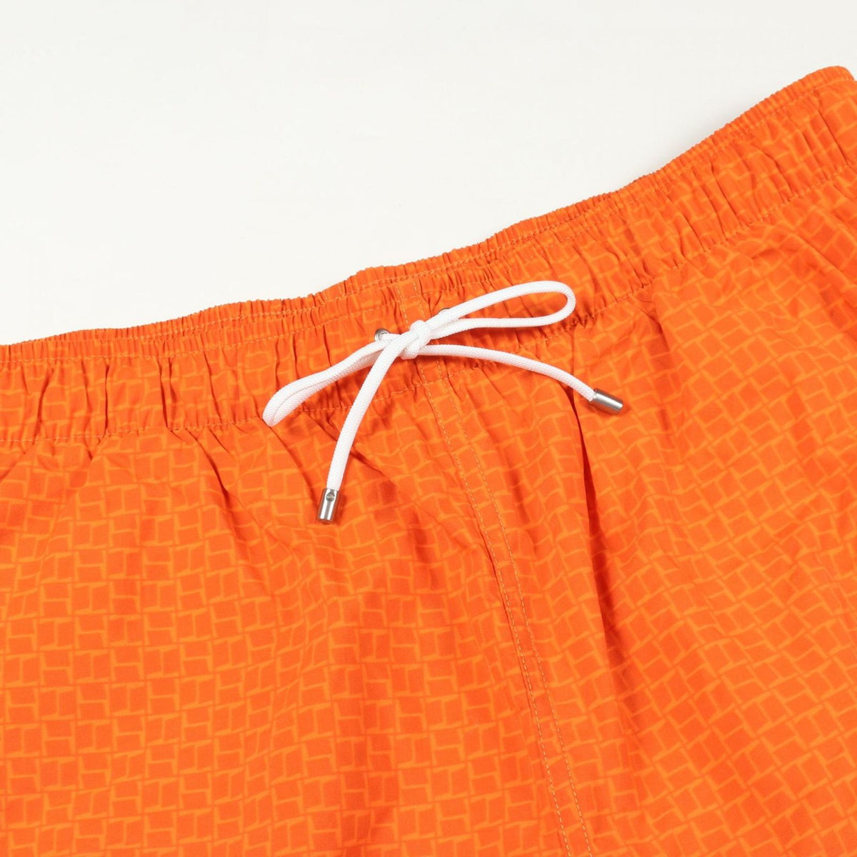Hermes Pattern Swim Trunks Orange — view 5
