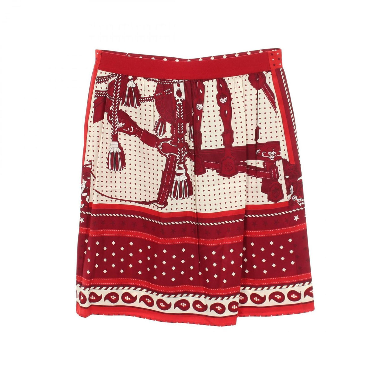 Hermes Skirt Twillaine Silk — view 2