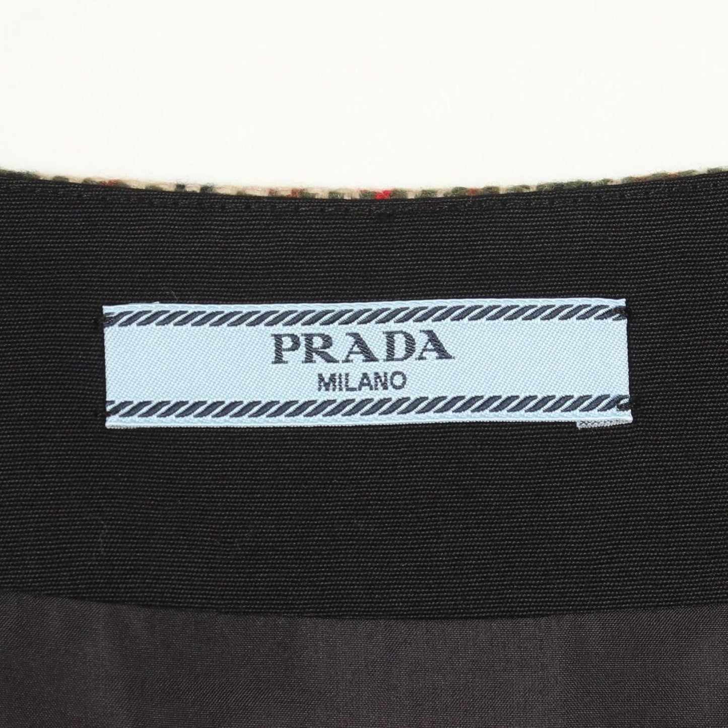 Prada Dress Sleeveless Check Wool — view 3