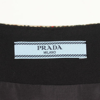 Prada Dress Sleeveless Check Wool — view 3