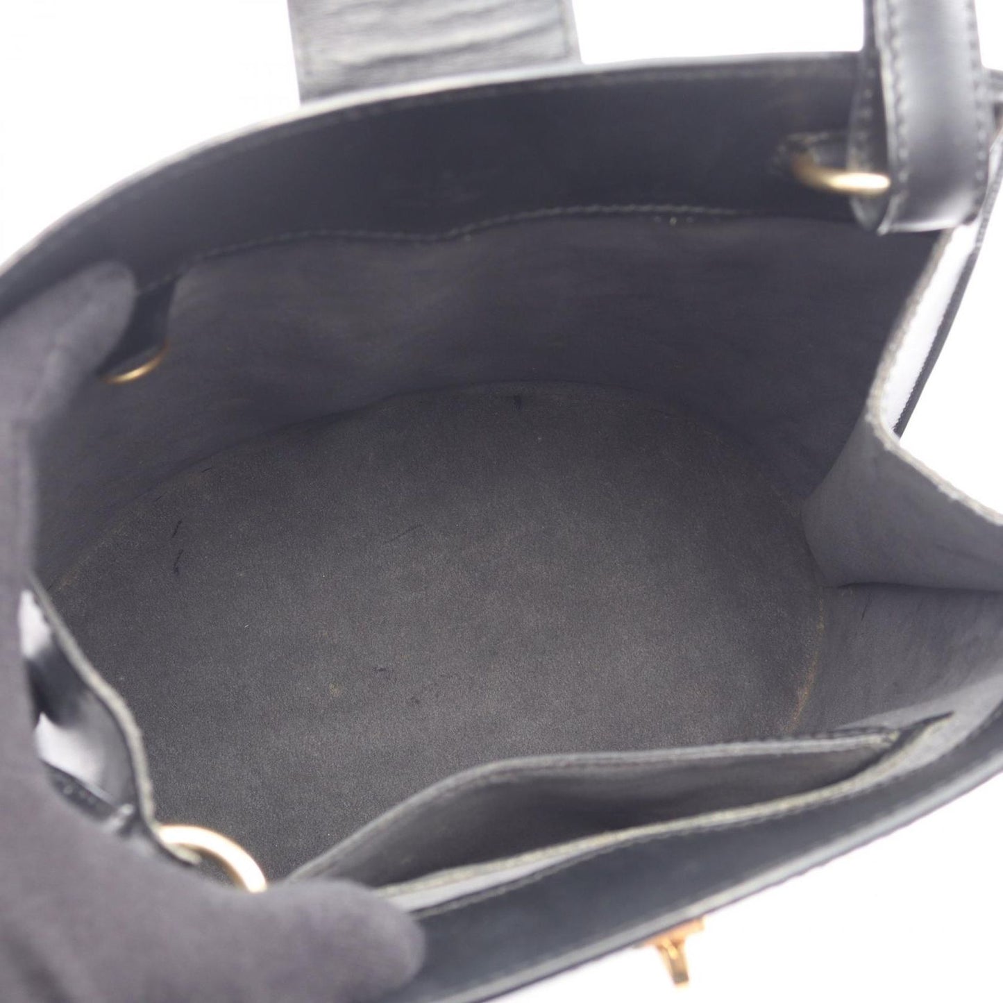 Louis Vuitton Shoulder Bag Cluny Noir Leather — view 3