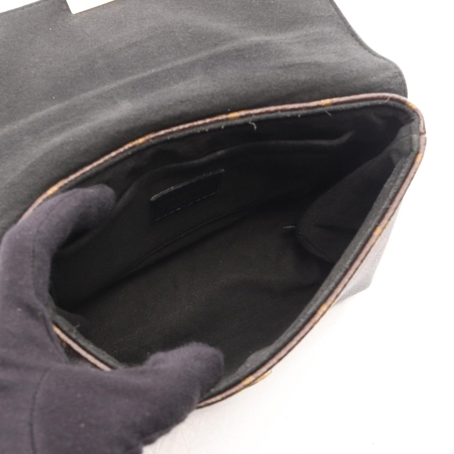 Louis Vuitton Handbag Locky BB Monogram Noir Canvas Leather — view 3